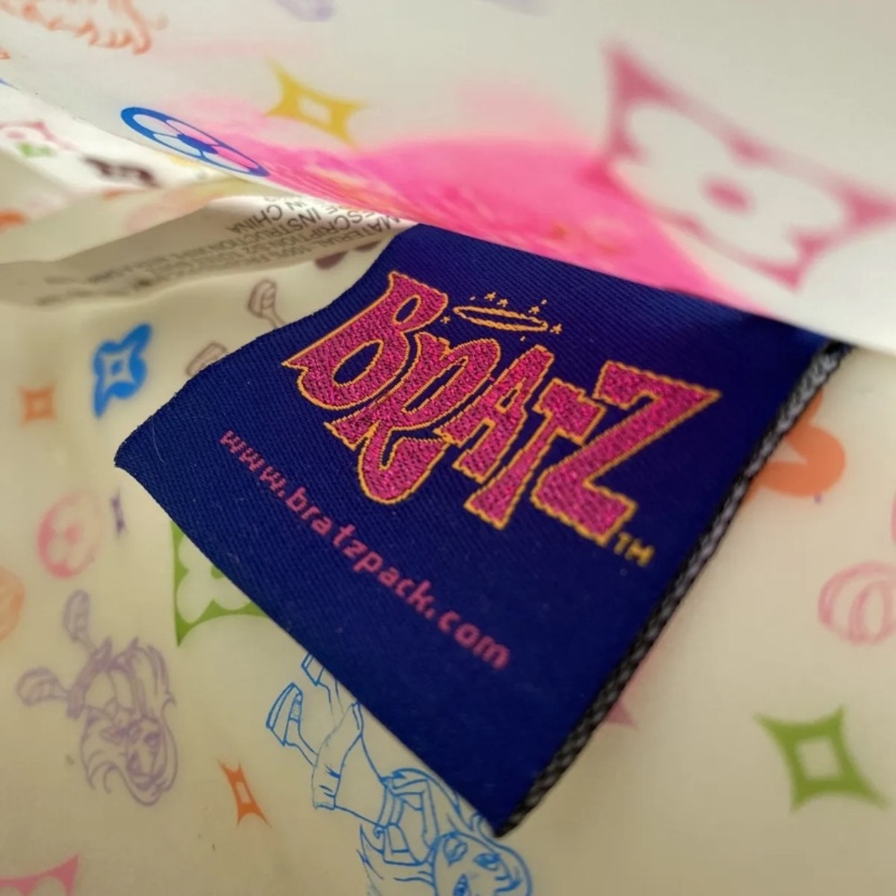 VINTAGE Bratz 2004 Monogram Tote PVC Handbag Purse w/TAG! SUPER RARE! - Picture 5 of 8